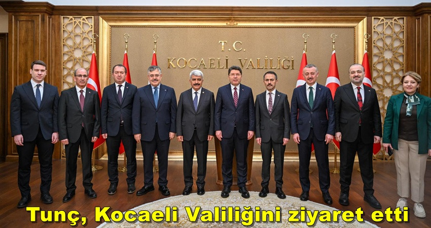 Adalet Bakanı Yılmaz Tunç Valiliğimizi Ziyaret Etti