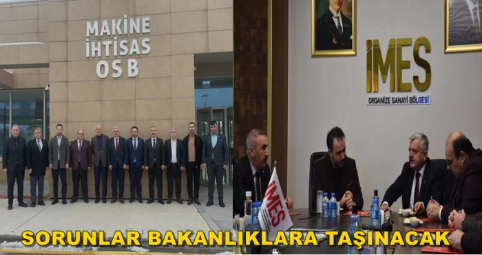 BAŞKAN BATI'DAN SANAYİ ZİYARETLERİ;   SORUNLAR BAKANLIKLARA TAŞINACAK