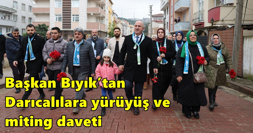 Başkan Bıyık’tan Darıcalılara yürüyüş ve miting daveti