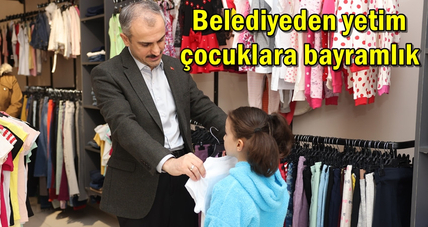 Çayırova Belediyesinden yetim çocuklara bayramlık