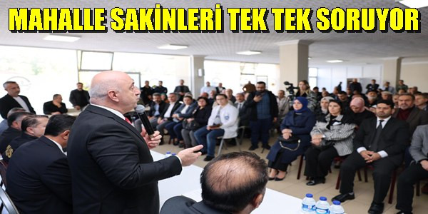 Bıyık ve Kara, Halk Meclislerinde vatandaşların taleplerini dinliyor