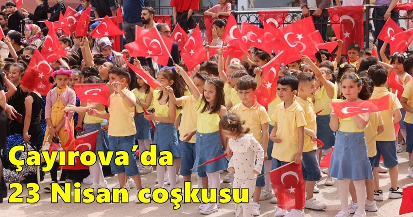 Çayırova’da 23 Nisan coşkusu