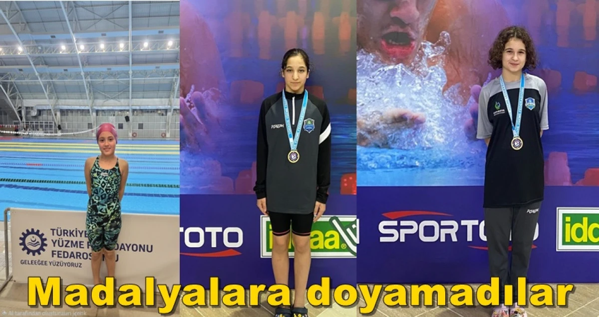 &Ccedil;ayırovalı y&uuml;z&uuml;c&uuml;ler, madalyalara doyamadı