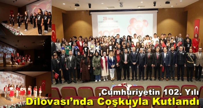 Cumhuriyetin 102. Yılı Dilovası’nda Coşkuyla Kutlandı