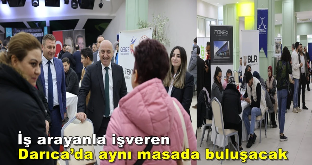 DARICA BELEDİYESİ 5. İSTİHDAM FUARI&rsquo;NI D&Uuml;ZENLENİYOR
