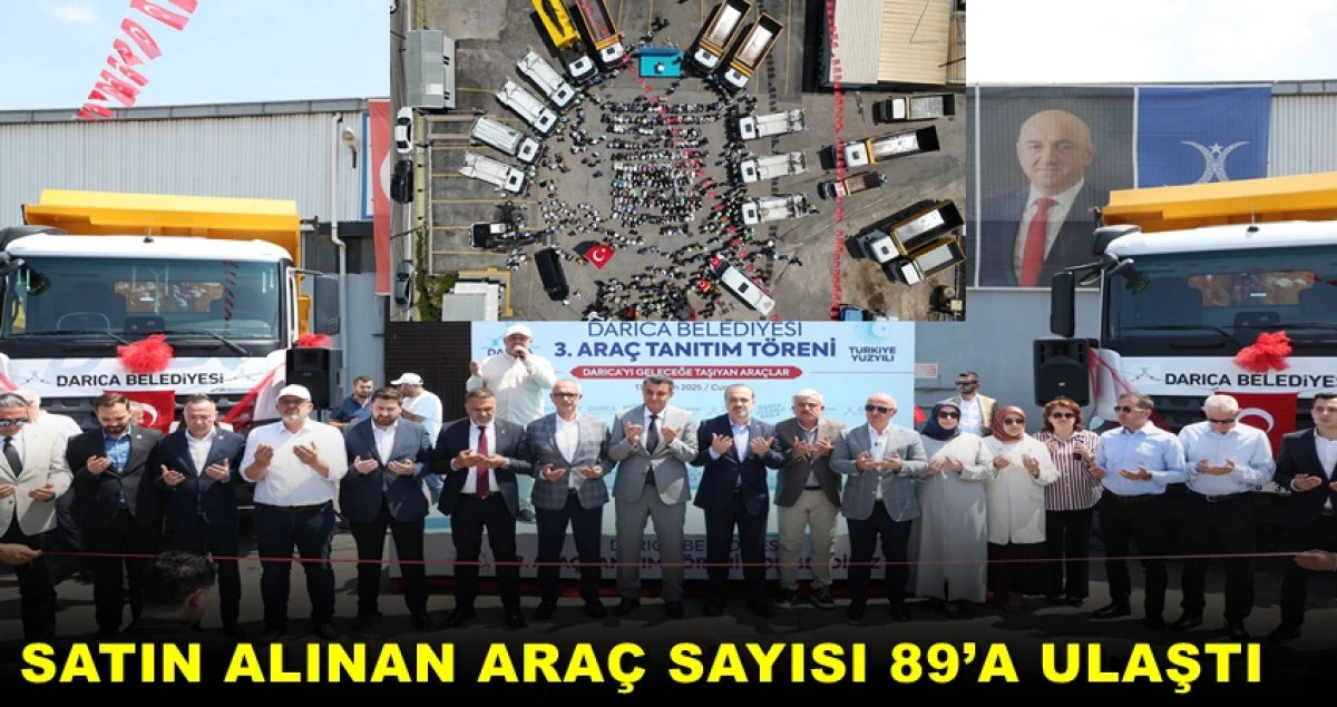 Darıca Belediyesi, araç filosunu büyütmeye devam ediyor