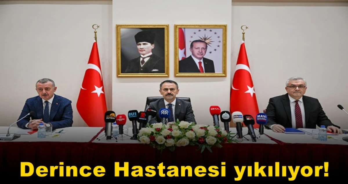 Derince Hastanesi yıkılıyor! B&uuml;y&uuml;kakın 400 milyon TL'lik dev merkezi a&ccedil;ıkladı