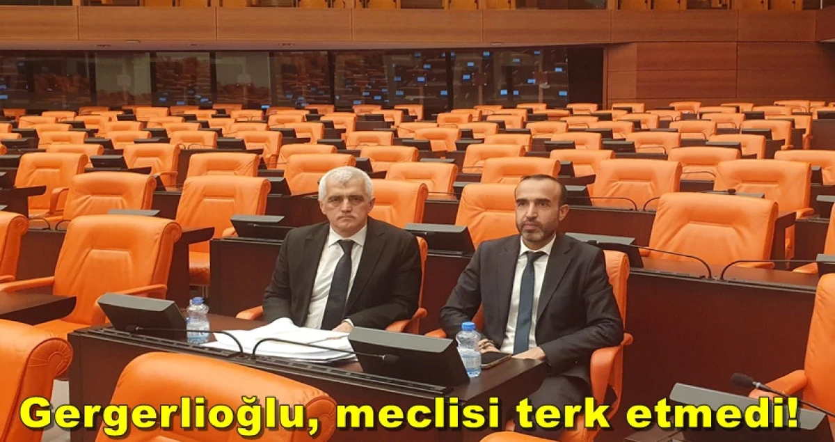 Dilovası&rsquo;nda hayatını kaybedenler i&ccedil;in adalet n&ouml;beti tutan Gergerlioğlu, meclisi terk etmedi!
