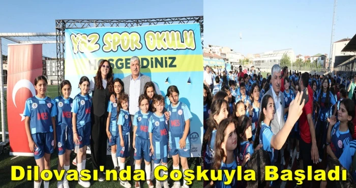 Dilovası'nda Yaz Spor Okulları Coşkuyla Başladı