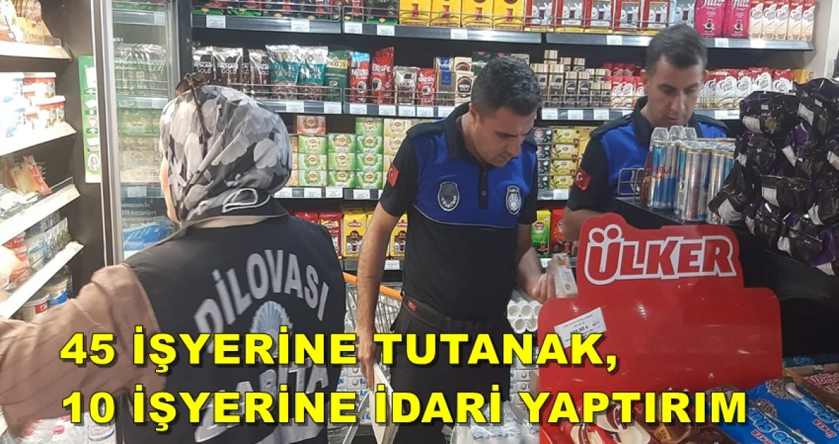 Dilovası’nda Zabıta Ekiplerinden Geniş Çaplı Denetim