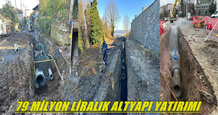 İSU, 2023 YILINDA GÖLCÜK’TE 79 MİLYON LİRALIK ALTYAPI YATIRIM