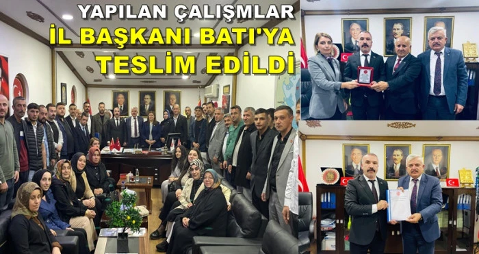 MHP'li Başkan Turhan’a “Terörsüz Türkiye” Vizyonuna Katkılarından Dolayı Plaket