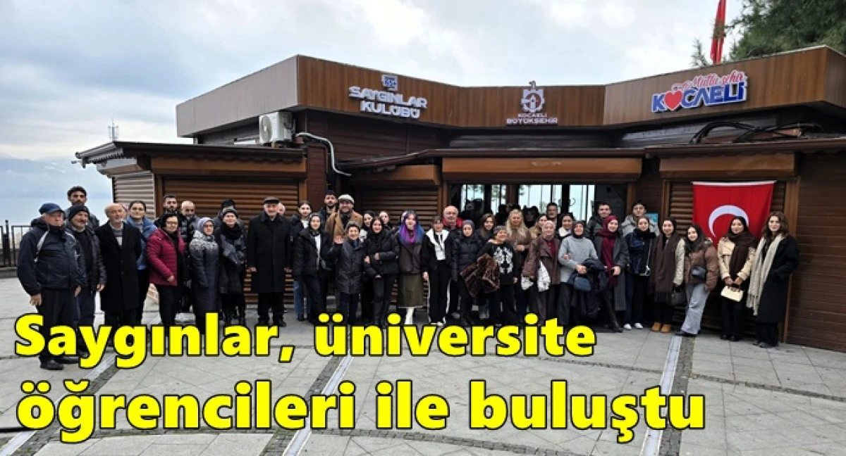Saygınlar, &uuml;niversite &ouml;ğrencileri ile buluştu