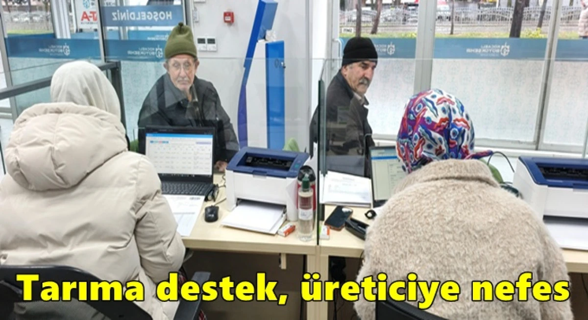 Tarıma destek, &uuml;reticiye nefes
