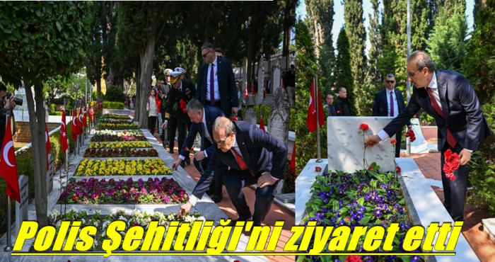 Vali Seddar Yavuz bayram öncesi Polis Şehitliği'ni ziyaret etti