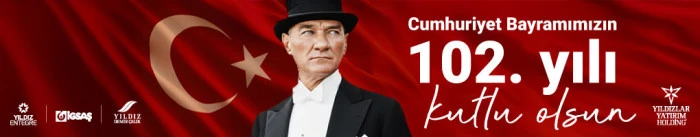 YILDIZLAR YATITRIM HOLDİNG 29 EKİM CUMHURİYET BAYRAMI İLANI